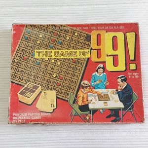 Vintage "The Game Of 99!" Board Game Broman/Persepta Corporation Akron OH  1969